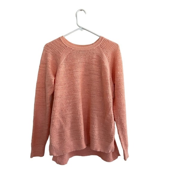 J. Crew Factory Sweaters - J. Crew Factory Peach Pull Over Sweater Size M Cotton Blend Size Medium
